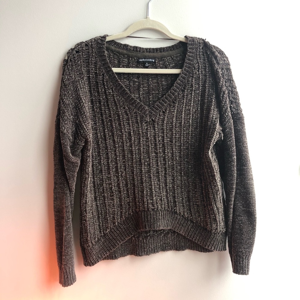 Chenille sweater